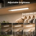 thumbnail image 4 of DAYBETTER White Light Under Cabinet Lighting, USB Rechargeable Closet Lighting with Motion Sensor and Magnetic Strip for Wardrobe & Kitchen, Wireless Lighting, 2?Pack, 4 of 6