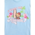 thumbnail image 2 of Hello Kitty Women's E Komo Mai Crop Tee with Short Sleeves, Sizes XXS-XXL, 2 of 3