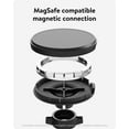 Mous MagSafe Compatible Vent Mount MagSafe Car Mount for iPhone 15