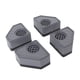 thumbnail image 1 of Almohadillas Para Pies De Lavadora, Estabilizador De Pies Para Lavadora, 3,1 Pulgadas, 4 Piezas, Para Dejar De Moverse Y Caminar Para Sofá, 1 of 7