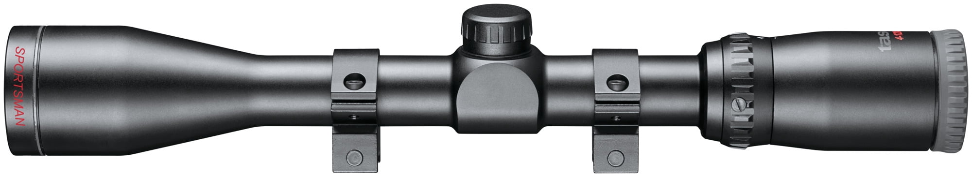 Tasco Sportsman 4-12x40 Riflescope, with Rings, Truplex Reticle, Black