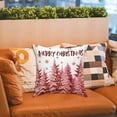 thumbnail image 6 of JYYYBF Christmas Pillow Covers Decorations 1Pc Santa Tree Snowmen Throw Cushion Case for Farmhouse Couch Sofa Home Decor, 6 of 6