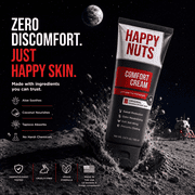 Happy Nuts Comfort Cream, Anti Chafing Relief Deodorant for Men, Original 3.4 fl oz