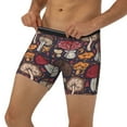 thumbnail image 2 of Rocae Forest Wild Mushroom for Stretch Moisture-Wicking Underwear,Men's Underwear Boxer Briefs XX-Large, 2 of 9