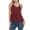 Red, variant on WCMZJ Sequin Sparkle Tank Top for Women's V Neck Ruffle Halter Camisole Sleeveless Peplum Tops for Party Club Beige L