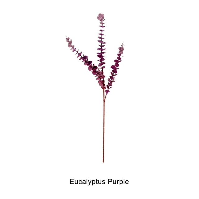 Baohd 3x Realistic Appearance Artificial Plants Nature S Charm To Space Easy To Clean purple 1Set
