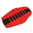 thumbnail image 1 of Suave Asiento Cubierta Asiento Cojín para Motocicleta Motocross Rojo Negro, 1 of 8