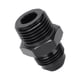 thumbnail image 3 of Conector de línea de aceite 8 AN a 1/2 NPT Accesorio para automóvil de aluminio 6061‑T6 anodizado negro, 3 of 12
