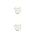 thumbnail image 4 of Matsuzay Papá Noel bigote franela barbas falsas fiesta de Navidad blanco accesorios de juego de rol cubierta Cosplay rendimiento bigote Bigote 2piezas, 4 of 6