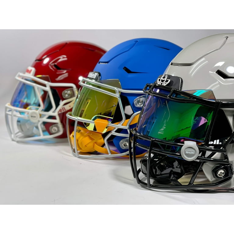 SHOC フットボールバイザー クリアスカイ SHOC Zero G Plus Visor - Clear Sky – Green Gridiron, Inc.