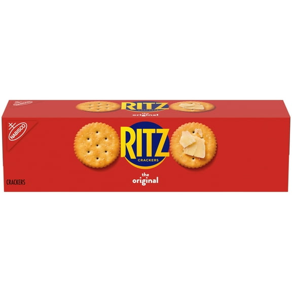 RITZ Original Crackers, Snacks for Kids and Adults, Lunch Snacks, 3.4 oz