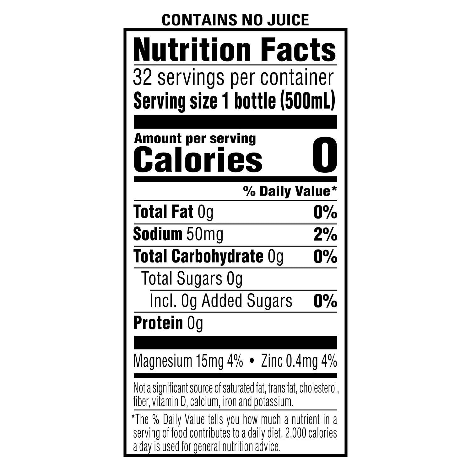 Splash Refresher, Variety Flavored Water, 16.9 FL OZ Plastic Bottles (32 Count)