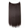 thumbnail image 3 of SEGO Real Hair Extension with Invisible Band Synthetic Wire in Hair Extension Wavy Curly Hair Piece Straight Peluca de Cabello for Woman, 3 of 10