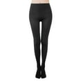 thumbnail image 1 of Leggings Prolriy con forro polar para mujer, ajustados, de terciopelo, para fitness, elásticos, informales, para ejercicio, con empalme, cálidos, térmicos, talla S, color gris, 1 of 4
