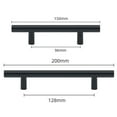 thumbnail image 6 of sunsanly 1 Set Door Handle Modern Style Stainless Steel Drawer Door Pull Handle Furniture Handle Home Supply, 6 of 8
