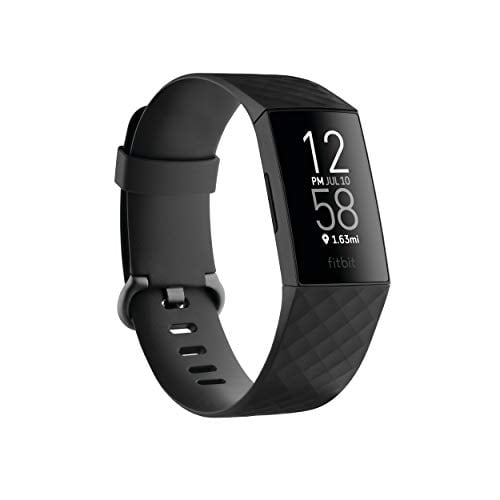 Fitness Activity Tracking Wristband Fitbit Charge 2 Heart Rate LARGE Black 