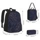 thumbnail image 2 of Easygdp Navy Dark Blue Mochila para Niños y Niñas con Set de Caja de Almuerzo y Estuche para Lápices 3 en 1, Mochila Escolar Estampada para Adolescentes, 2 of 7