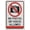 Warning Sign 5, variant on Vintage Tin Sign No Photos Or Video Allowed 8"x12", Acrylic Safety Warning Sign, Indoor Outdoor Use for Home Business Office Facility Event Space
