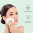 thumbnail image 7 of Reusable Bamboo Cotton Makeup Remover Pads, Super Absorbent Washable Facial Cleansing Puffs for Daily Makeup Removal, Eco-Friendly Soft Cosmetic Pads for Face Lip Eye Care, 16 Makeup Remover Pad, 7 of 7