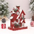 thumbnail image 3 of Casa Edificios de luces LED de Navidad, de mesa en miniatura Casa Figuras de Navidad Decoración para vacaciones, escritorio EstiloA 24x13x33cm Sunnimix Casa de pueblo, 3 of 8