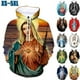 thumbnail image 2 of Sudadera con capucha gráfica de Virgen María ama a todos para hombre, sudaderas informales de gran tamaño personalizadas con estampado 3D, sudaderas para hombres, 2 of 5