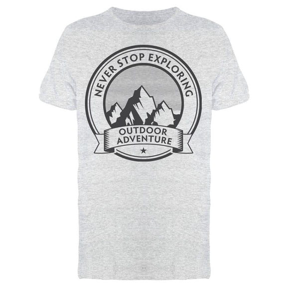 Adventure Never Stop Exploring Tee Men's -Image by Shutterstock