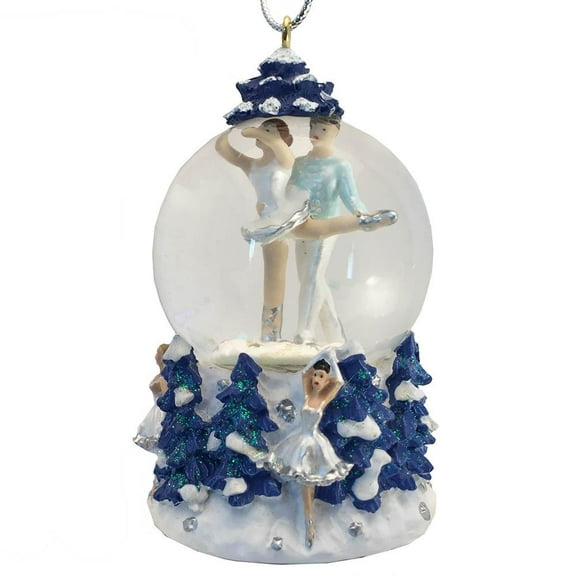 Mini Snow Queen Pas De Deux Snow Globe Ornament - Great Christmas Gift by Nutcracker Ballet Gifts