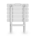 thumbnail image 4 of Camco Large Adirondack Portable Outdoor Folding Side Table, Perfect for the Beach, Camping, Picnics, Cookouts and More, Weatherproof and Rust Resistant - White (51695), 4 of 9