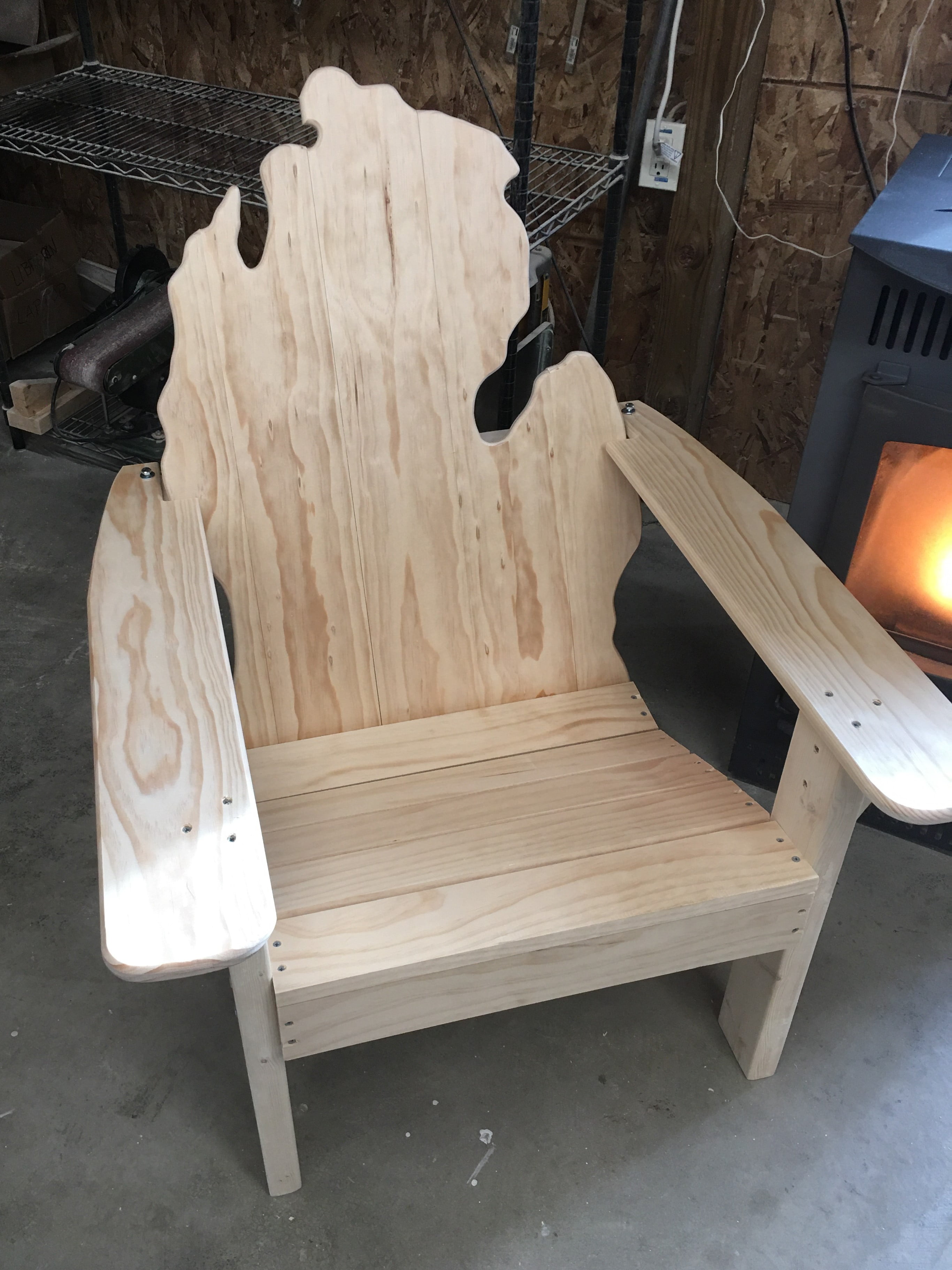 Michigan Adirondack Chair