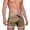 Khaki A, variant on WRKEKC Men's Athletic Shorts Athletic Shorts Breathable Running Fitness Training Shorts Palm Tree Print Lightweight 3-Inch Shorts