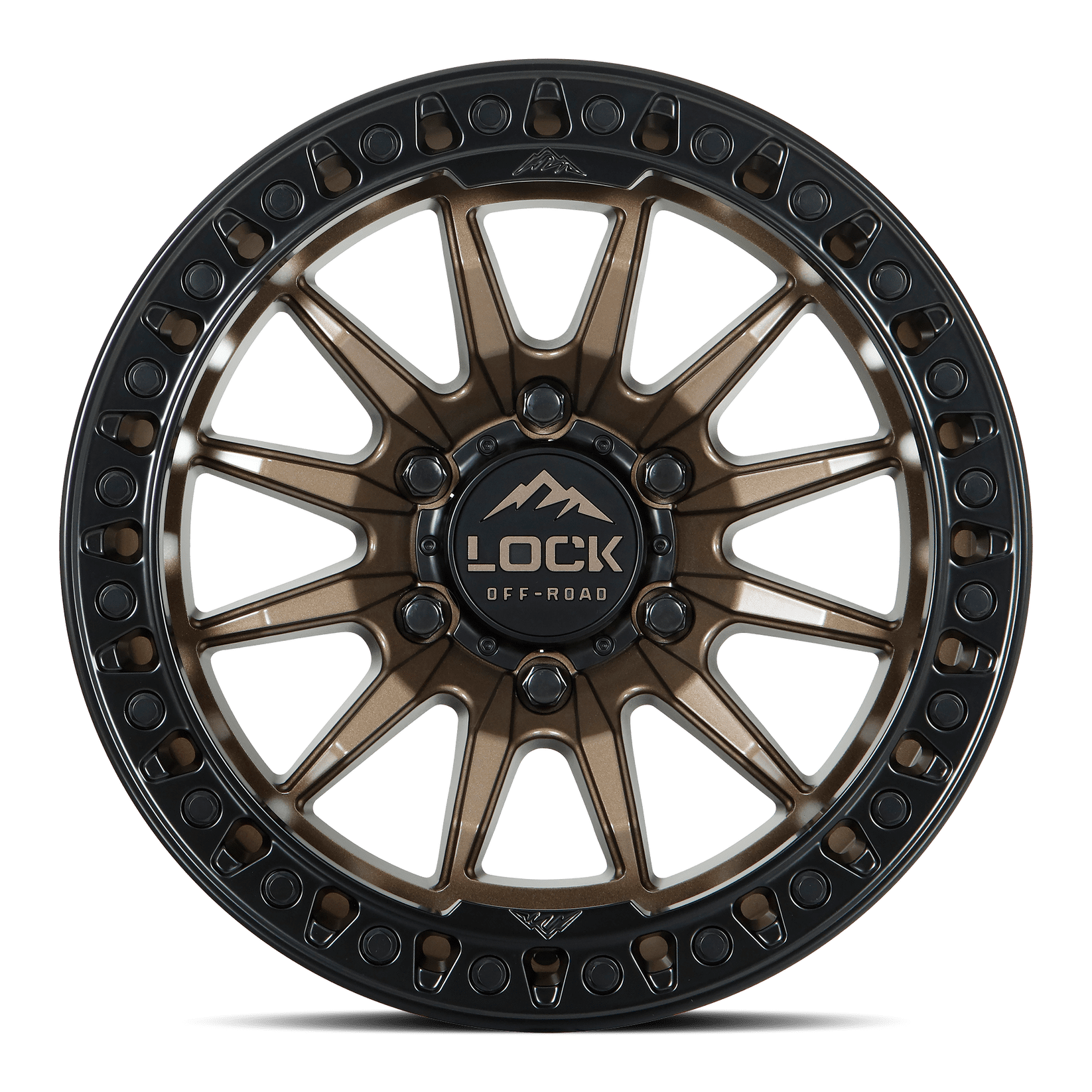 Lock Off-Road Trail Matte Bronze with Matte Black Ring 10-20
