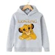 thumbnail image 2 of 2024 HOT Kids Cartoon Animal King Graphic The Lion Simba Sudaderas con capucha Dibujos animados Niños Niñas Sudadera estampada Niños Tops Ropa de manga larga, 2 of 5