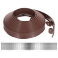 thumbnail image 1 of Uxcell Bordes de Jardín, 1Pcs 60FT x 2" Kit de Bordes de Jardín con 54 Estacas para Jardín Césped Cama de Flores (Marrón), 1 of 7