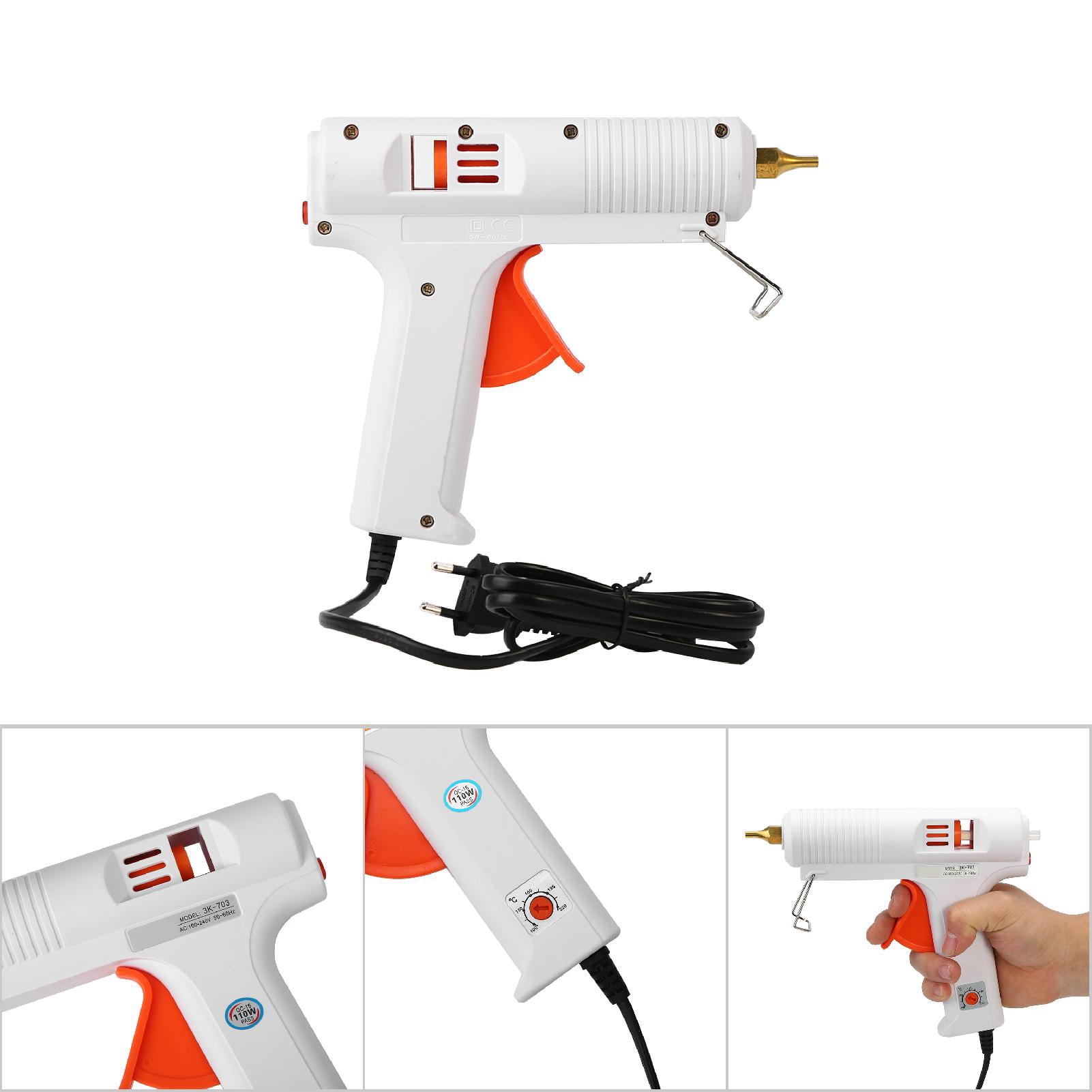 110W Professional Constant Temperature Heater Hot Glue Craft Repair Tool 110‑240V,Glue Guns,Hot