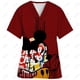 thumbnail image 3 of Camisetas de Mickey, uniformes de enfermera, camisetas de Disney con bolsillo, camiseta de cuello en V para mujer 2023, camiseta de hospital, ropa de verano para mujer, Minnie Mouse, 3 of 5