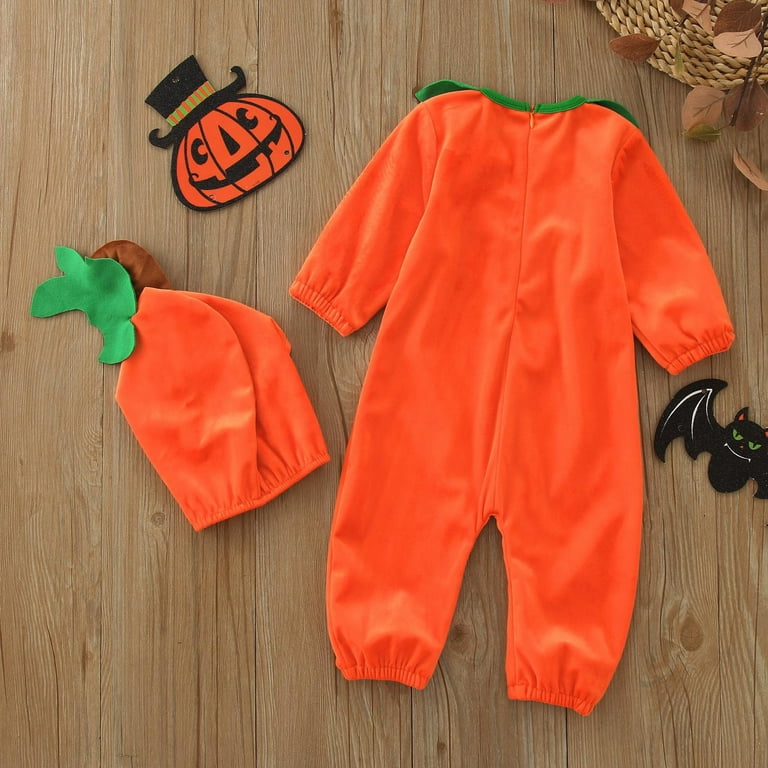 Zwiiyzr 2024 Newborn Baby Boys' Girls' Halloween Outfits Romper