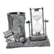thumbnail image 5 of Estilo retro europeo Bolígrafo Reloj de arena Temporizador Centro de mesa Decoración Organizador estacionario Reloj de arena para cocina Oficina Mesa SM SunniMix Bolígrafo reloj de arena, 5 of 8
