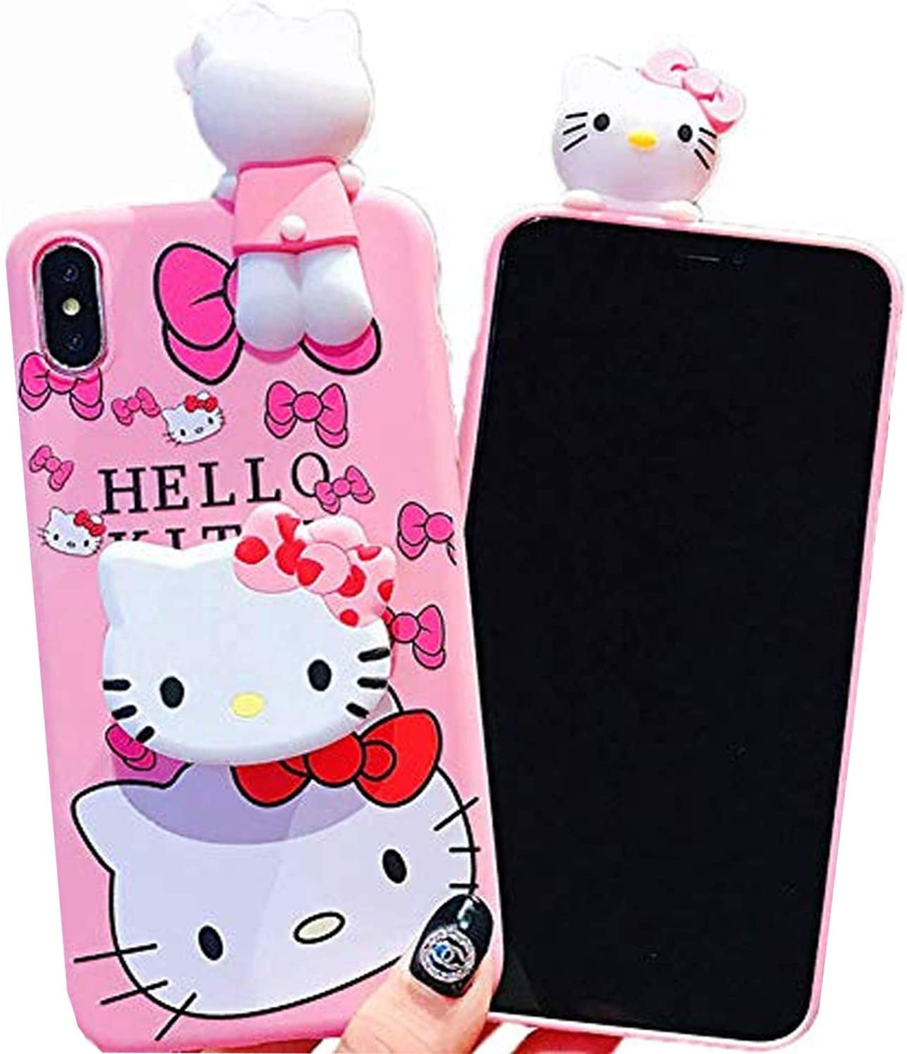 3D Hello  Kitty  for iPhone  11 PRO MAX 6  5 Soft Silicone 