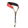 thumbnail image 2 of Youkk Sangle de Cou Douce et Rembourrée pour Saxophone Soprano Clarinette Basse Rouge 45cm 1Ensemble, 2 of 6