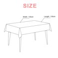 thumbnail image 2 of Cotton linen tablecloth, rectangular coffee table tassel lace tablecloth, camping table cloth, 2 of 5
