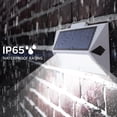 thumbnail image 4 of Solar Deck Step Lights Outdoor Decorative Solar Stair Lights Wireless Waterproof Lighting for Garden Wall Paths Patio Decks Auto On/Off 2 Pack, 4 of 9