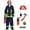 Y-YBlue5, variant on WhouRiu Little Boy Outfits Halloween Role Play Fireman Long Sleeve Jacket Pant with Toy Accessories Outfit Set,8-Piece Red,Sized 7-8