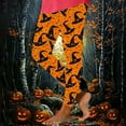 thumbnail image 5 of FAWUUDO Women's Halloween Print Leggings Yoga Pants for Fitness Jogging Gymnastics Orange, 5 of 5