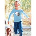 thumbnail image 2 of Cute Kitten W Ghost Long Sleeve Toddler -Image by Shutterstock,  3 Toddler, 2 of 4