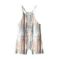 thumbnail image 5 of FAHXNVB Girls Cami Romper Sleeveless Cute Graphic Print Jumpsuit Short with Pockets One Piece Summer Casual Fashion Clothes 5-14 Years, 5 of 7