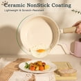 thumbnail image 4 of Astercook 17-Piece Ceramic Cookware Set with Dog Paw Wooden Handles, Nonstick Pots and Pans Set for Home & Camping, Induction Compatible and Dishwasher Safe, Perfect Gift for Pet Lovers & Families, 4 of 9