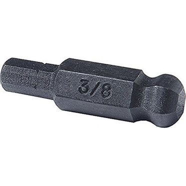 Bondhus ProHold Hex Bit - 1/2 Inch, 2 Inch Length, ProGuard Finish For Standard Sockets