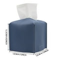 thumbnail image 3 of Clearance Office&Craft&Stationery under $5,3D Square Leather Tissue Box Car PU Leather Tissue Cover Soft Leather Tissue Holder For Vehicle Home &, 3 of 3
