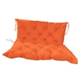 thumbnail image 2 of Swing Cushion Bench Cushion Seater Reliable Cushions Swing Replacement Chair Back Cushions Pad Garden Bench Cushion for Garden Porch Patio Orange and S, 2 of 8