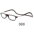 thumbnail image 1 of Gafas de lectura magnéticas Yashi flexibles para colgar en El cuello con estampado de leopardo potencia 300, 1 of 2